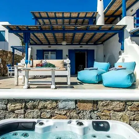 Mykonos Coastal Retreat - Giovanna's Beachfront Escape With Jacuzzi Holiday home *